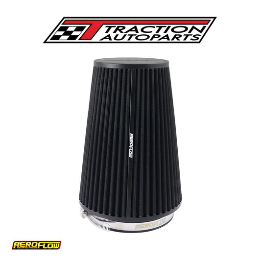 5" Clamp-on Tapered Filter 4.3 - 6.0 O.d, 8.50 High Black