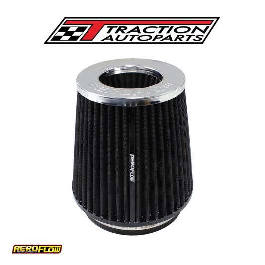 5" Clamp-on Inv Tapered Filter 4.5 / 6.5 O.d, 6" H Chrome