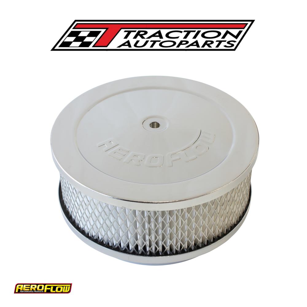 6-3/8 X 2-1/2 Air Clean Assy 5-1/8" Neck, Chrome, Paper