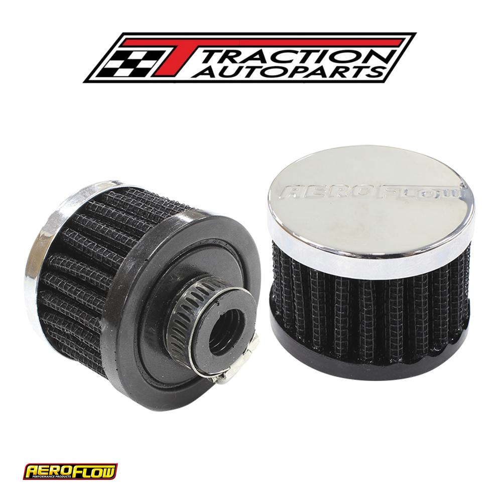 1/2" Univ Clamp On Filter 2" O.d,1-1/2" H,chrome Top