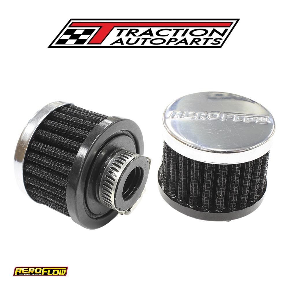 5/8" Univ Clamp On Filter 2" O.d,1-1/2" H,chrome Top