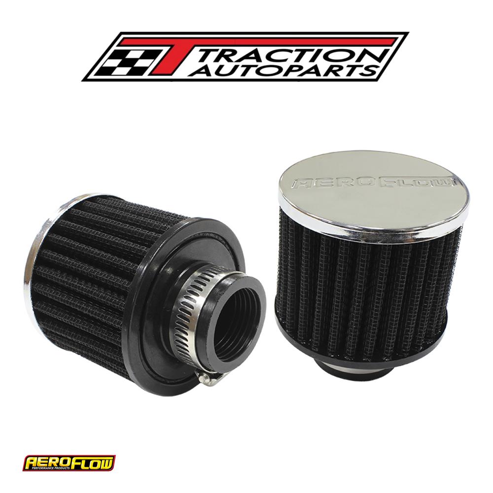 1-1/4" Univ Clamp On Filter 3" O.d,2-1/2" H,chrome Top