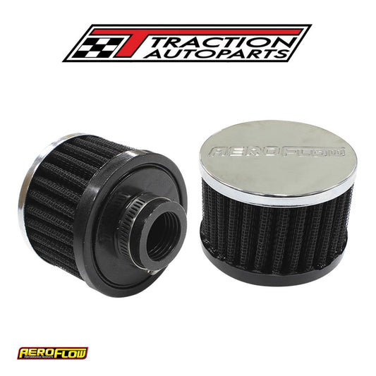 1" Univ Clamp On Filter 3" O.d,2-1/4" H,chrome Top