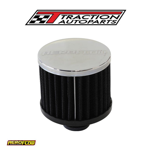 1-3/8" Univ Clamp On Filter 3" O.d,2-1/2" H,chrome Top