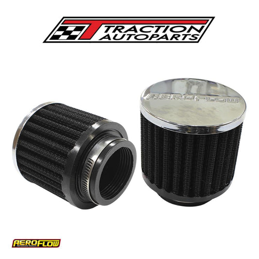 1-3/4" Univ Clamp On Filter 3" O.d,2-1/2" H,chrome Top