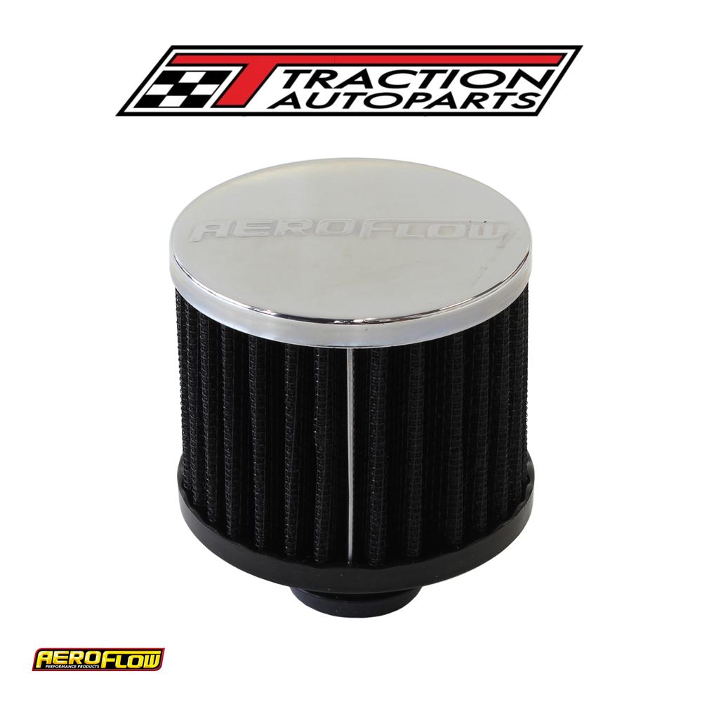 1-1/4" Push In Breather Filter 3" O.d,2-1/2" H,chrome Top