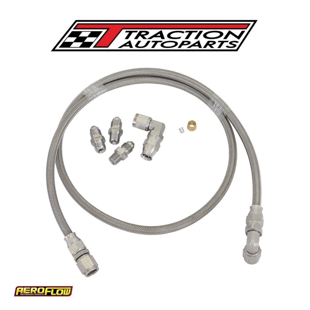 Universal Turbo Oil Feed Line -4 an Line Kit Npt/bsp 1 Metre