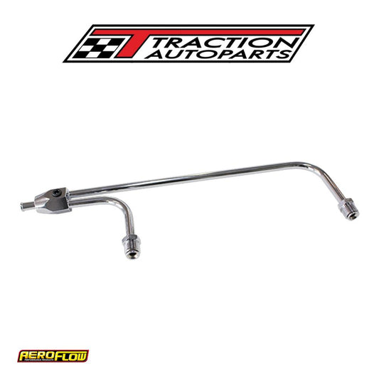Chrome Fuel Rail 9-5/16" B/c 4150 Double Pumper 3/8"