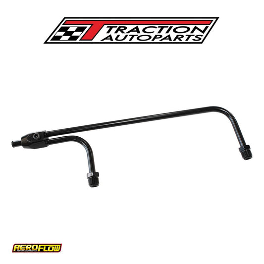 Black Fuel Rail 9-5/16" B/c 4150 Double Pumper 3/8"