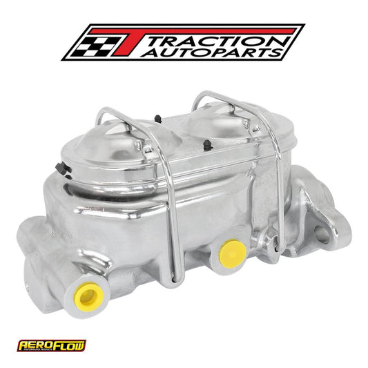 Brake Master Cylinder 1-1/8" Bore Cast Iron Chrome Gm