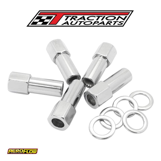 1.38 Shank Open Nuts 7/16 Chrome 7/16-20" Wheel (5)