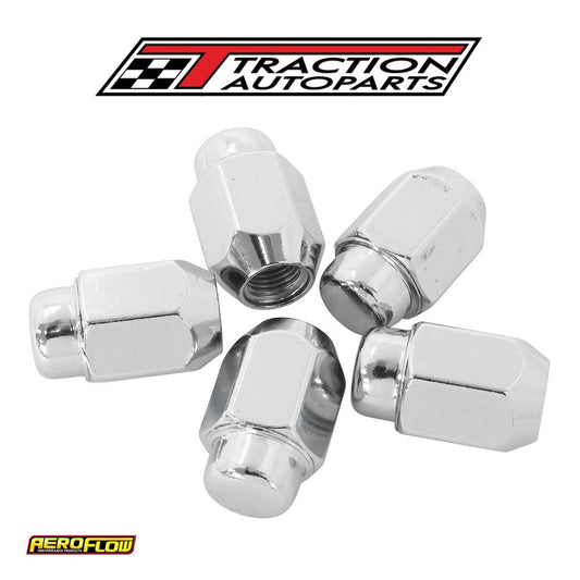 Acorn Mid Closed Nuts M 12 x 1.25 chrome M 12 X 1.25 mm Wheel (5)