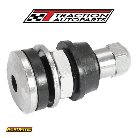 Bolt In Wheel Valve Stem Single Chrome 7/16" 5/8" Holes