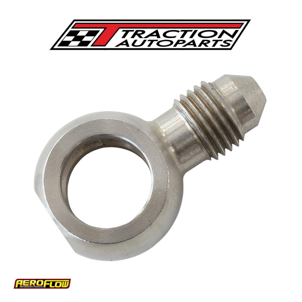 -3 an Straight Male Banjo 7/16"stainless Steel