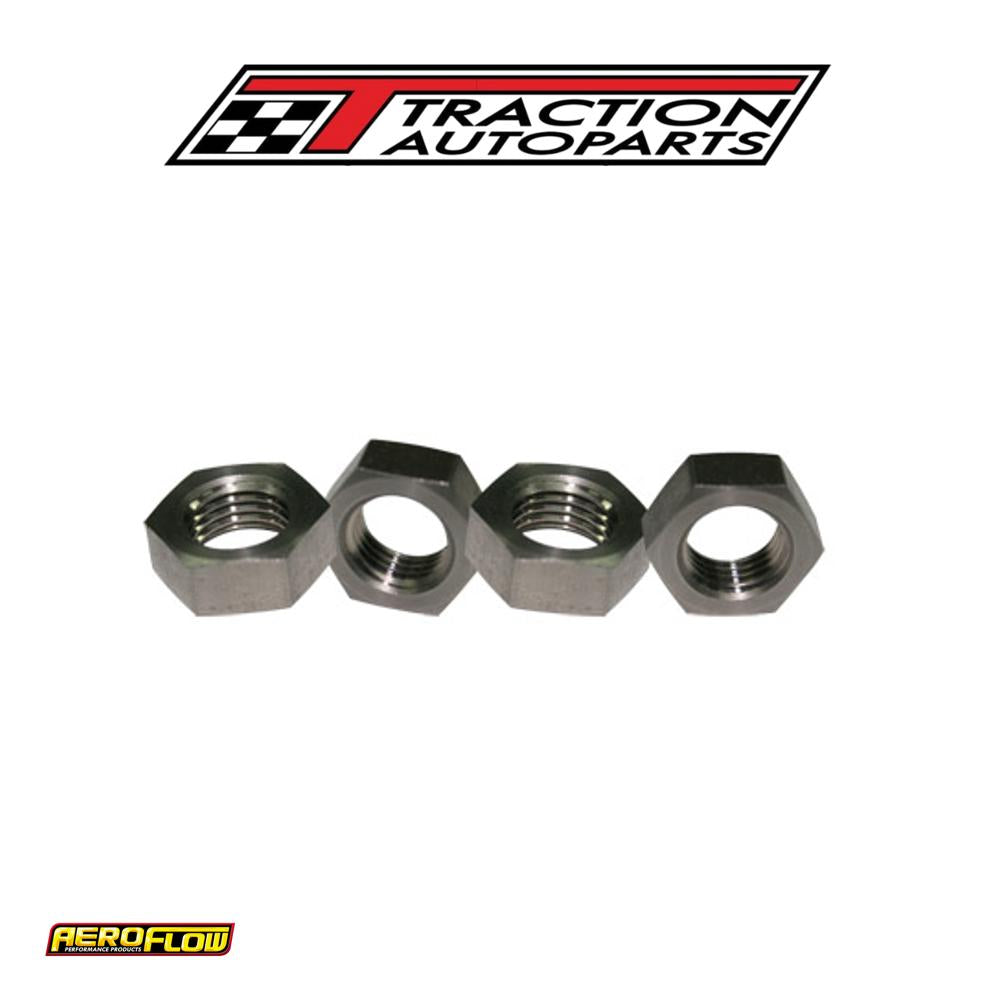 Stainless -3 an Bulkhead Nut Stainless Steel