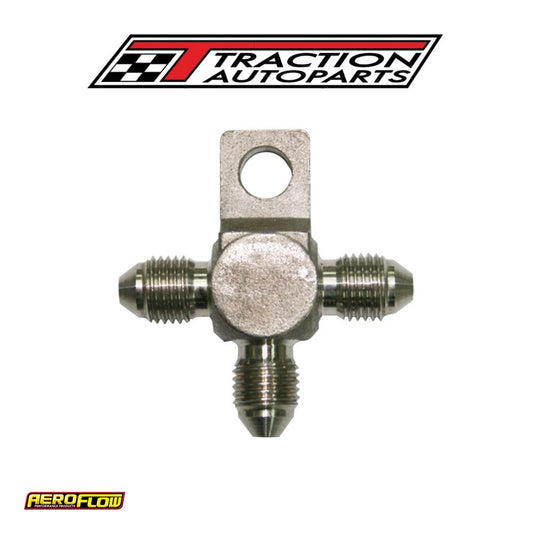 Stainless -3 an Tee With Mount Stainless With Mount Hole