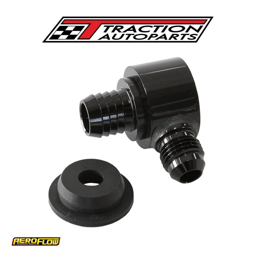 Black Booster Valve Universal 21 mm / 13/16" Hole To -6 an