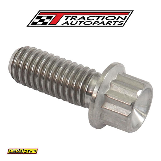 M 6 x 1.00 Titanium Bolt 15 mm Uhl 12 Point Single M 6 X 1.00 mm