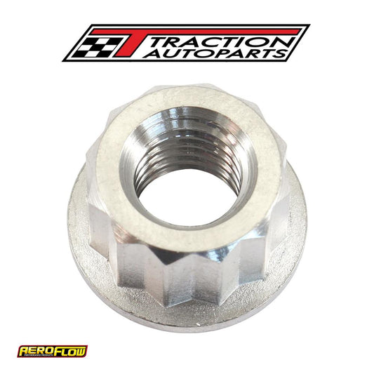 M 8 x 1.25 mm Titanium Nut 12 Point Single M 8 X 1.25
