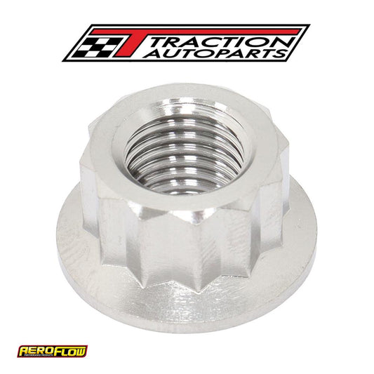 M 10 x 1.25 mm Titanium Nut 12 Point Single M 10 X 1.25