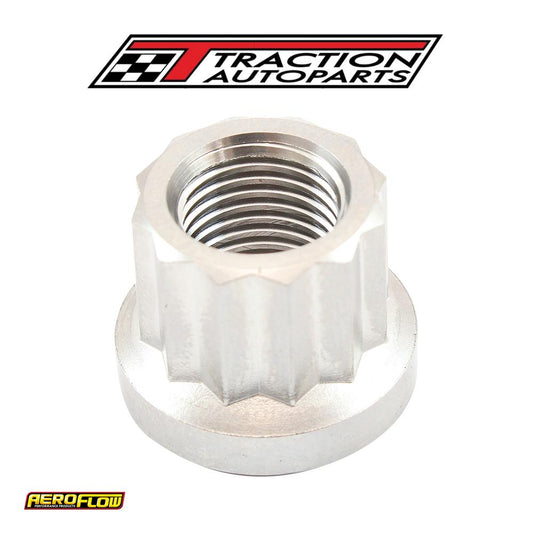 M 12 x 1.25 mm Titanium Nut 12 Point Single M 12 X 1.25