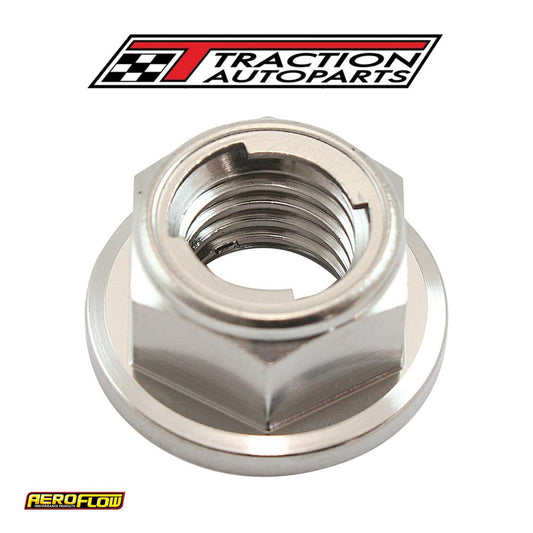 M 8 x 1.25 mm Titanium Locking Nut 6 Point Hex Single M 8 X 1.25