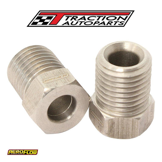 S/s Inverted Flare Tube Nut 3/16" Hard Line To 3/8" X 24