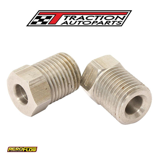 S/s Inverted Flare Tube Nut 3/16" Hard Line To 7/16-24