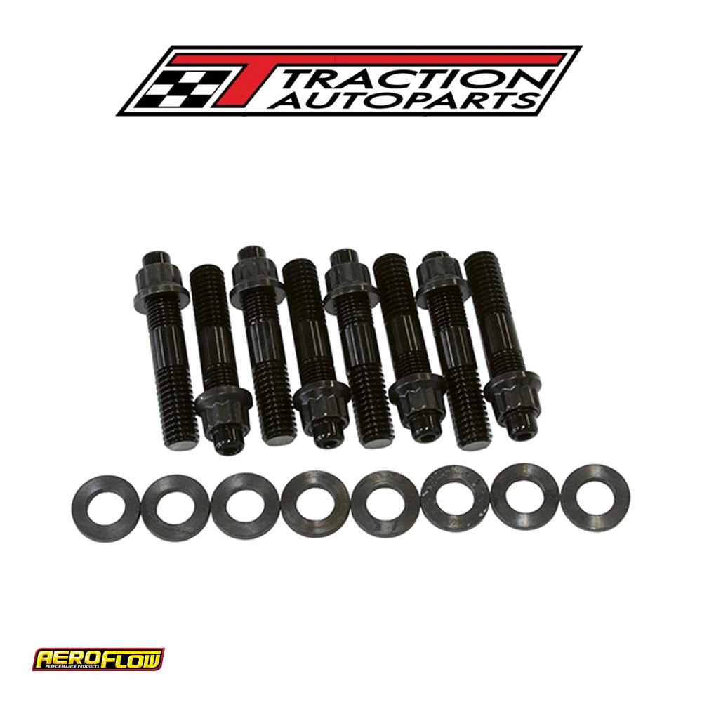 Blower Stud Kit Black Studs Black Finish 2.5" Oal