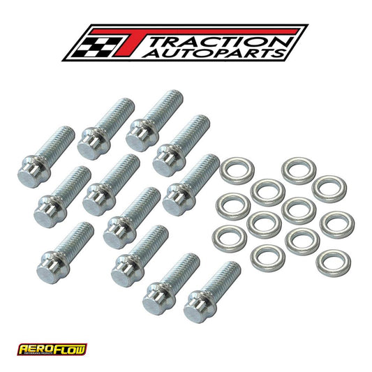 Intake Bolts 3/8-16 1" Uhl 12 Point Head Pack Of 12