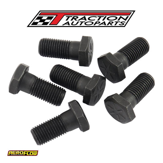 Flywheel Bolts 7/16-20 1" Uhl Chev Ford Pack Of 6