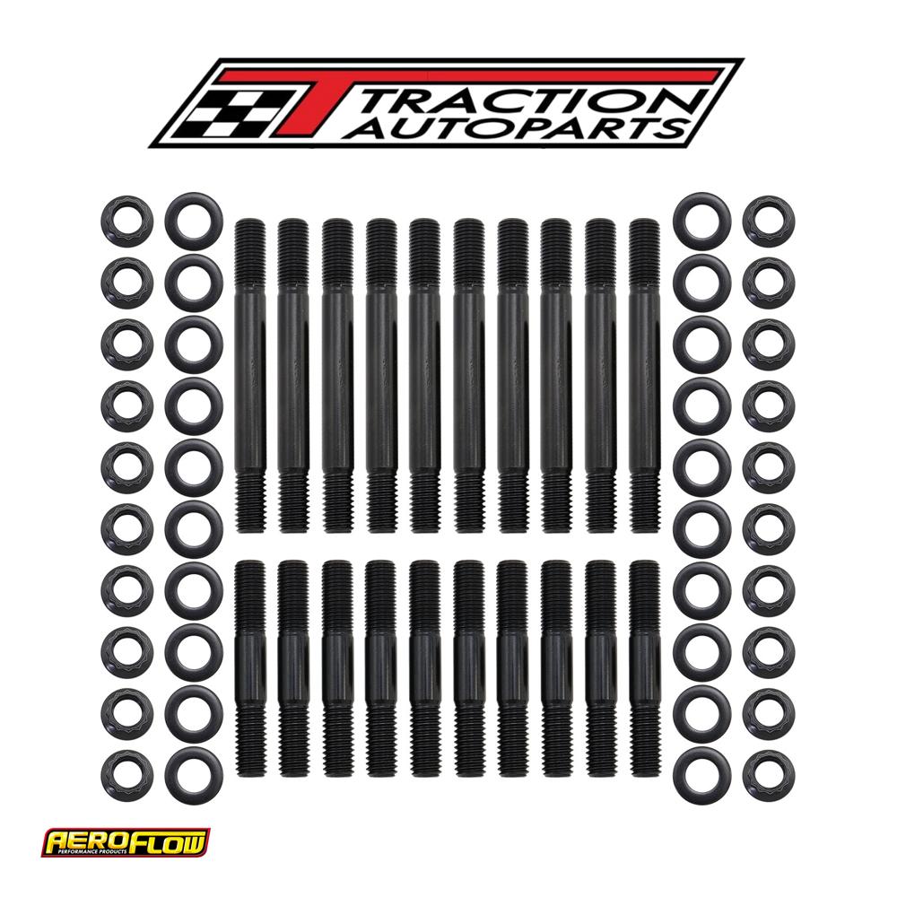 Small Block Chev Main Stud Kit 4 Bolt Large Journal Sbc
