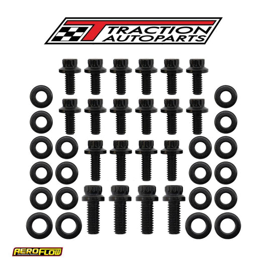 Holden V 8 Oil Pan Bolt Kit 12 Point Black 253 308 304