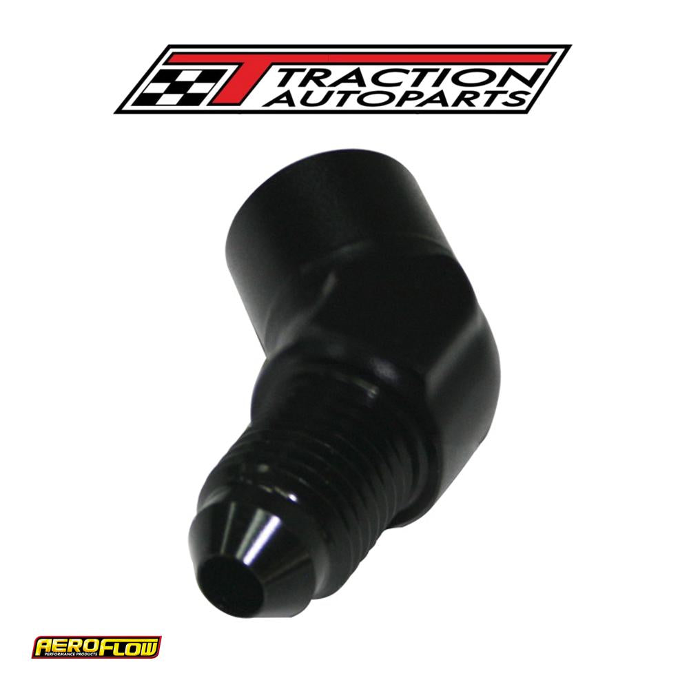 45 Deg Female 1/8 Npt To -3 Black