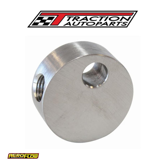 3/8"-24 Concave Tee With Mount tab 3 X Female 3/8"-24 Concave