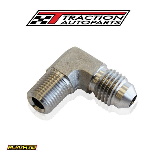 S/s 90 Deg 1/8" Npt To -3 an