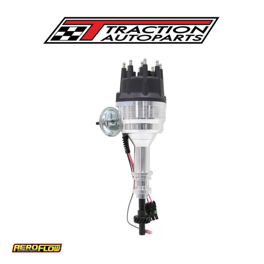 Ford 302 351 c 429 460 Ready To Run, Vac Advance Black Cap Dist - Af 4010-8350 blk