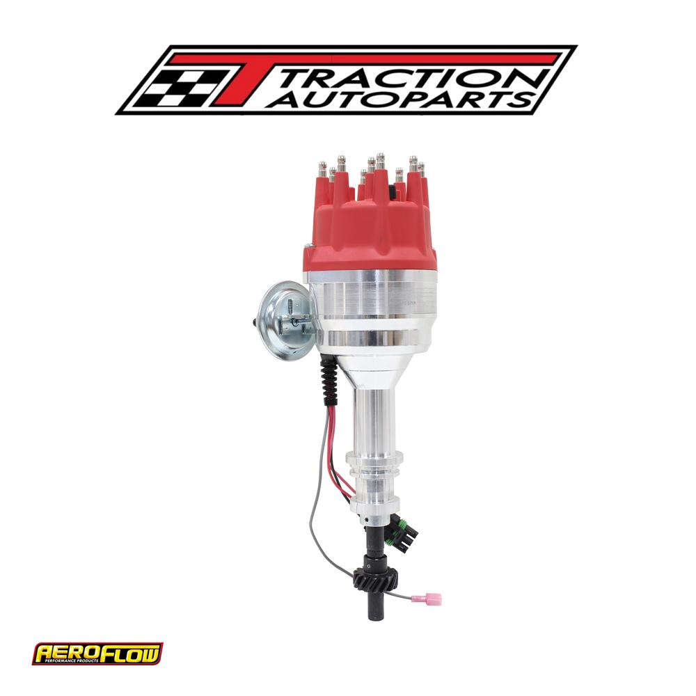 Ford 302 351 c 429 460 Ready To Run, Vac Advance Red Cap Dist - Af 4010-8350