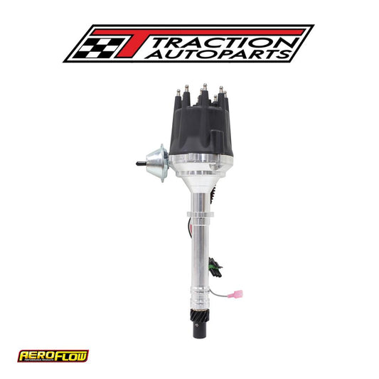 Chevy Sb Bb Ready To Run Dist Vac Advance Black Cap