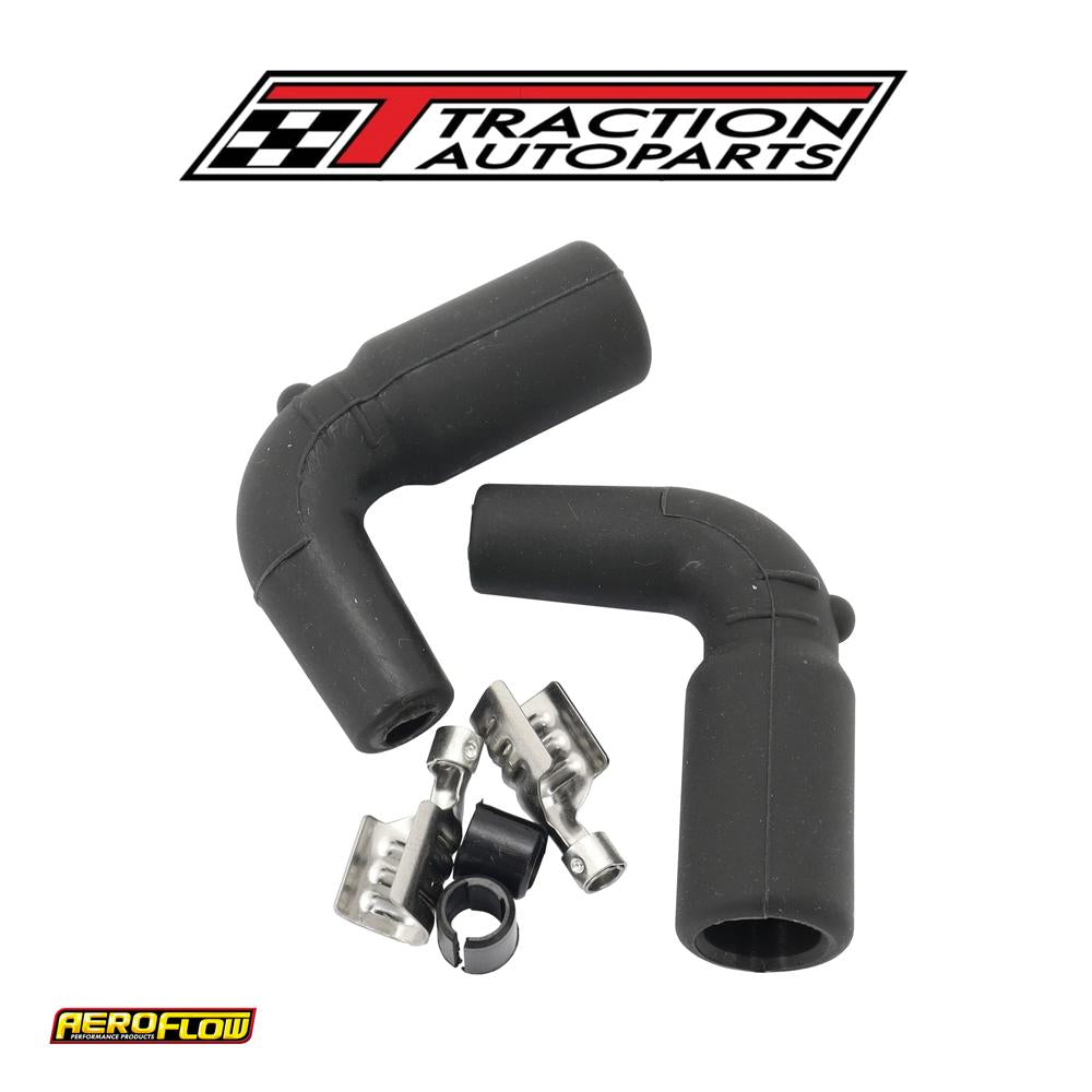 Coil Boots & Term Ls (2 Pack) 90 Deg. 2 Boots & 2 Terminals