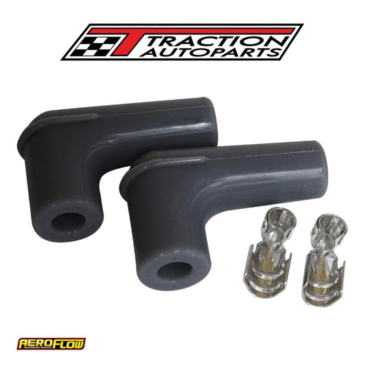 Spark Plug Boots & Terminals 90 Deg. 2 Boots & 2 Terminals