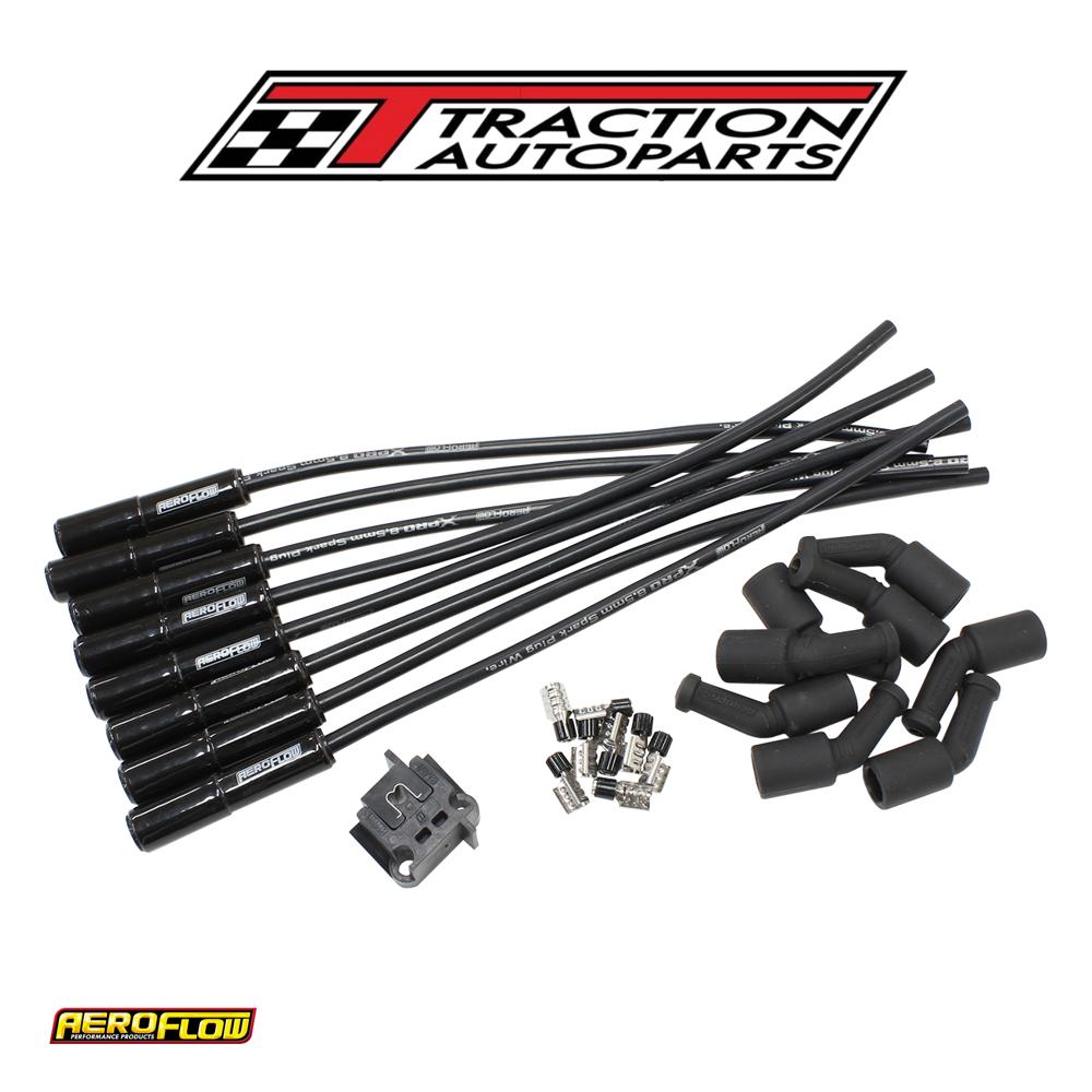 Ceramic Gm Ls Universal Spark Plug Lead Set Black Ls 1 Ls 2