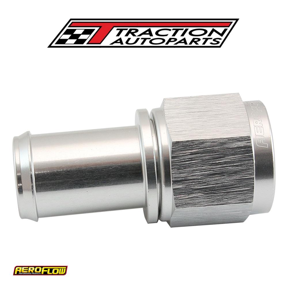 Female -8 an To 5/8" Barb Silver With Tube Nut