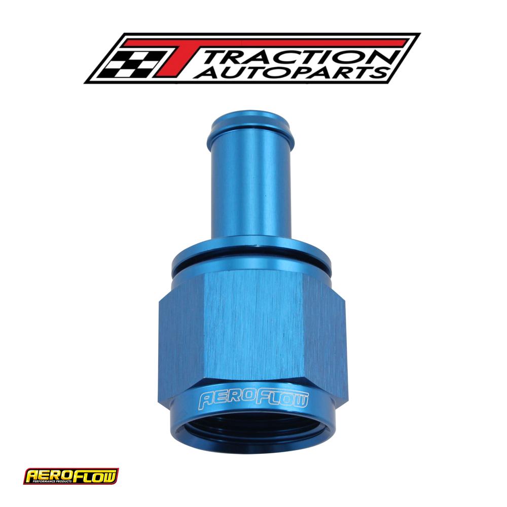 Female -10 an To 1/2" Barb Blue With Tube Nut