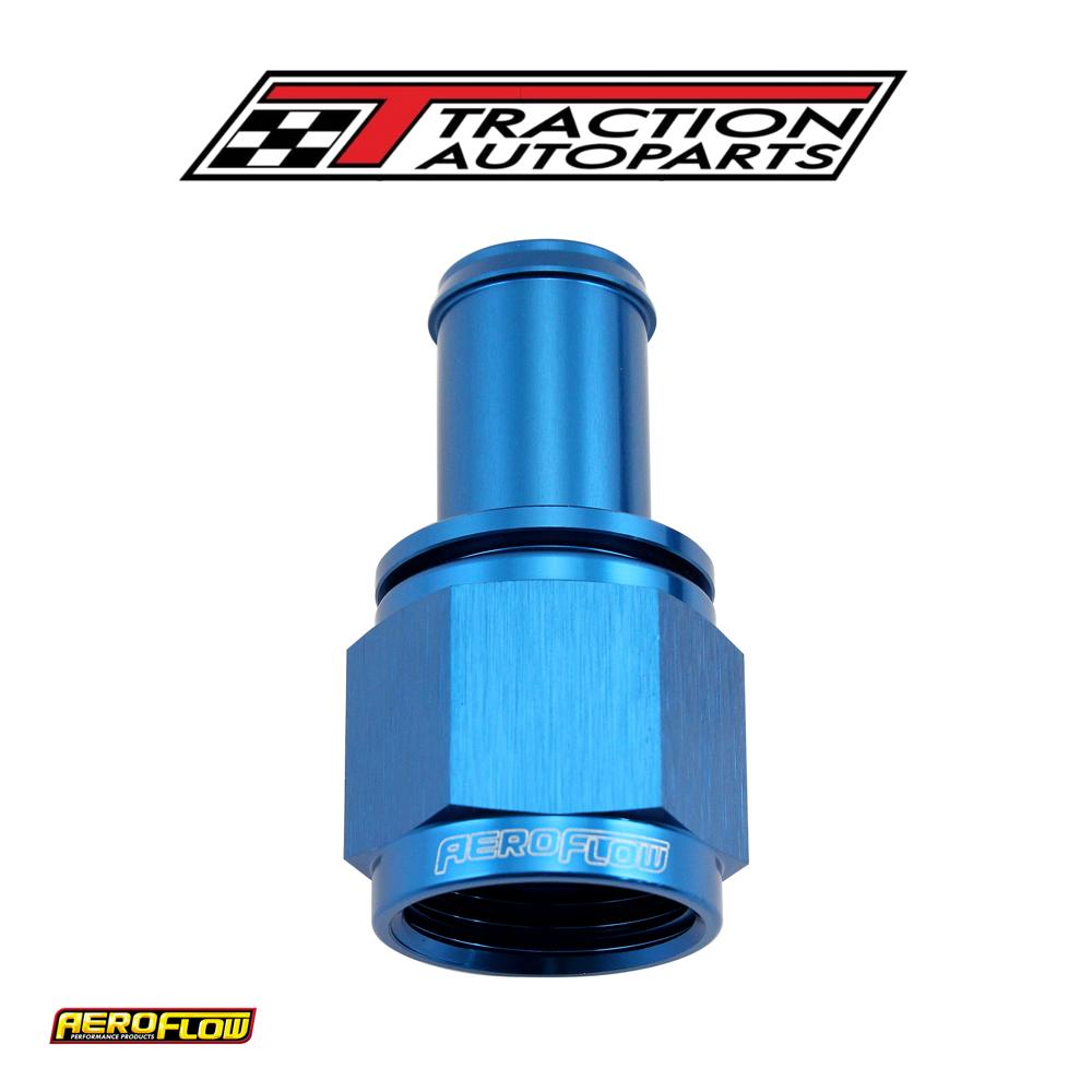 Female -10 an To 5/8" Barb Blue With Tube Nut