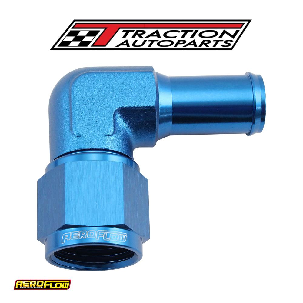 Female -10 an 90 deg To 5/8 Barbblue Swivel Nut