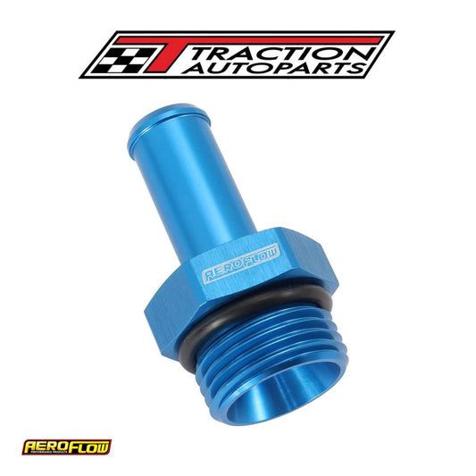 -10 orb To 1/2" Push On Barb Blue Straight Barb