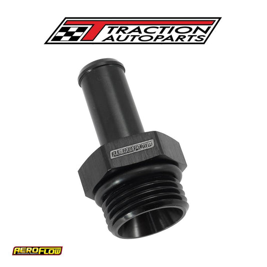 -10 orb To 1/2" Push On Barb Black Straight Barb