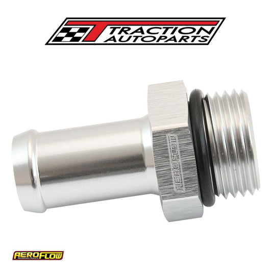 -10 orb To 5/8" Push On Barb Silver Straight Barb