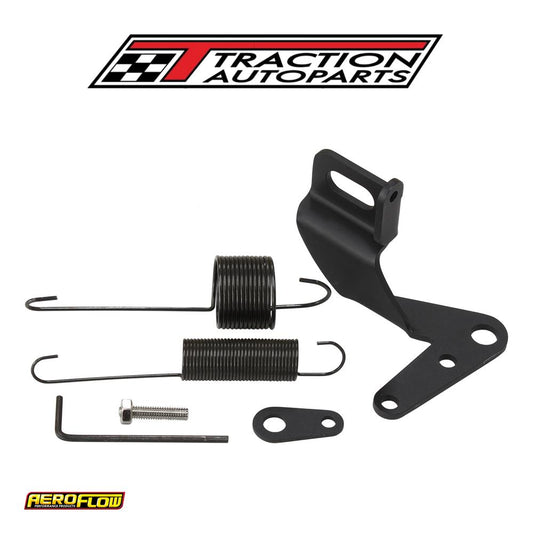Throttle Cable Bracket Kit With Return Spring, Black Af 42-1104 blk